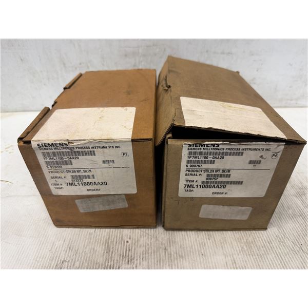 (2) Siemens #1P 7ML1100-0AA20 Transducers