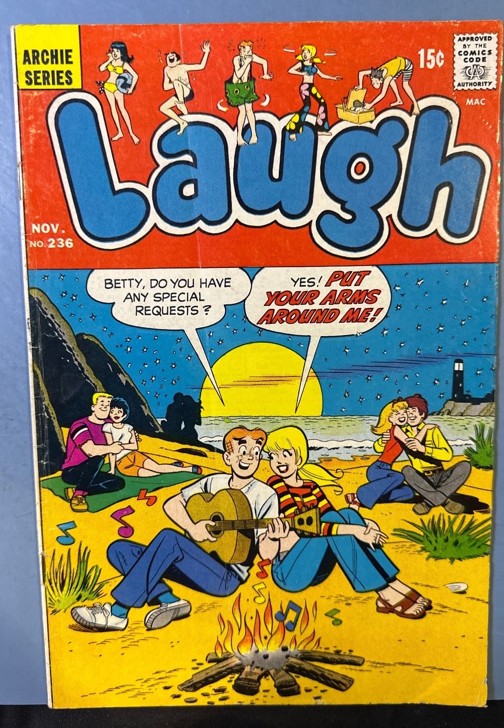 Laugh #236 Archie Series Comic Book (Archie Comics, Nov 1970)
