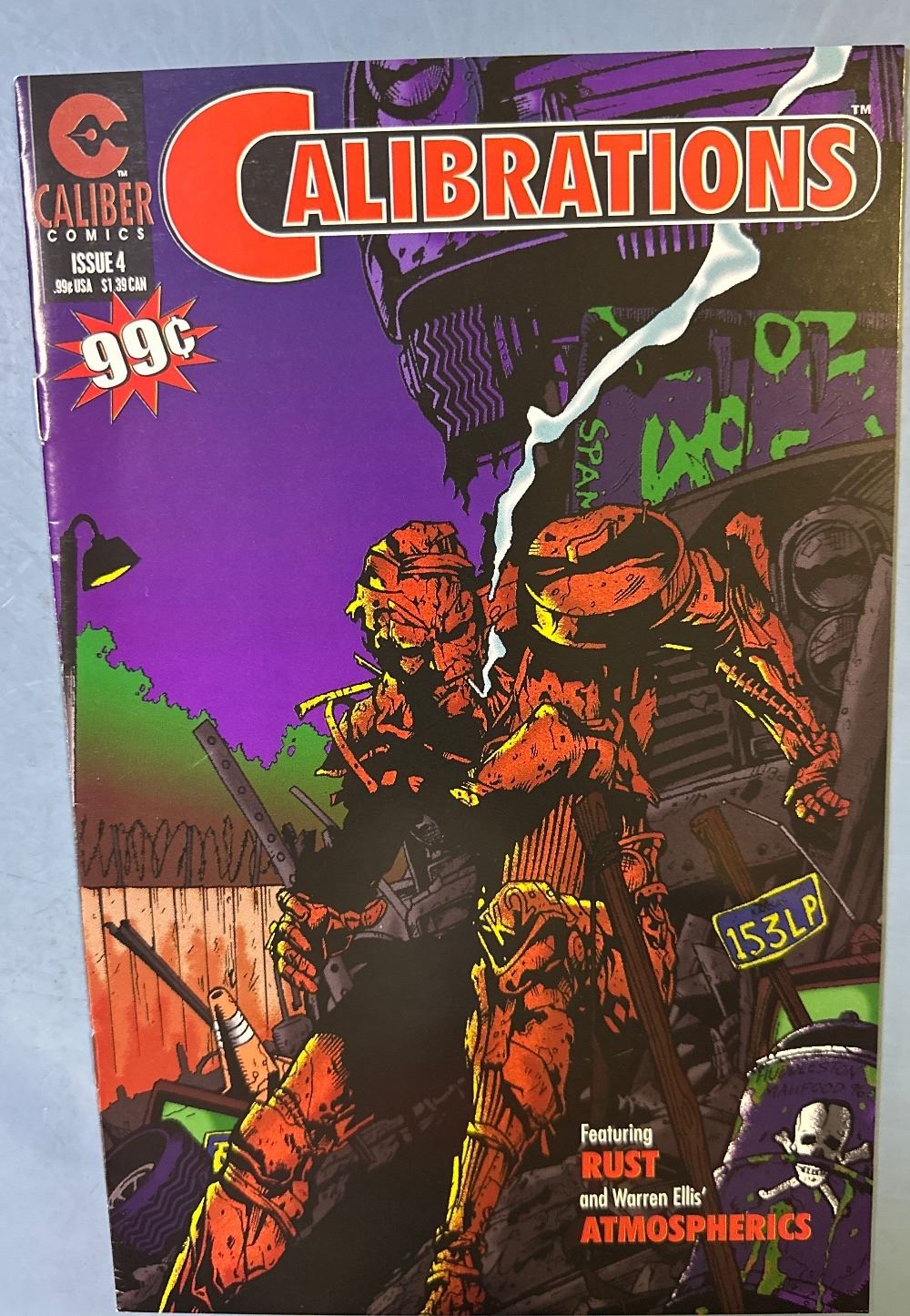 Caliber Comics Calibrations #4 (1996) Feat. Warren Ellis' Atmospherics