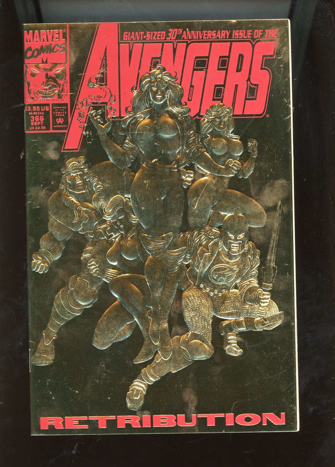 Avengers #366 (1993) 30th Anniv. Gold Foil