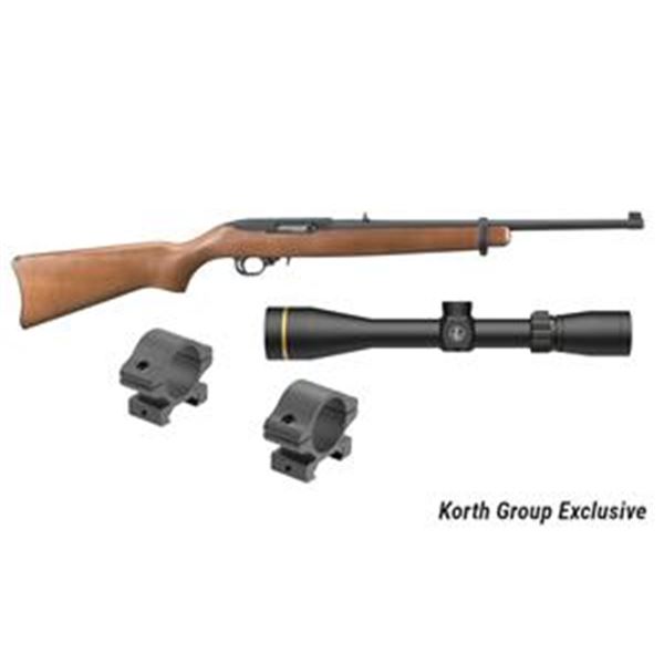 10/22 Ruger Rifle with Leupold Rimfire Scope Kit| SKU 340-1022RIMFIREKIT