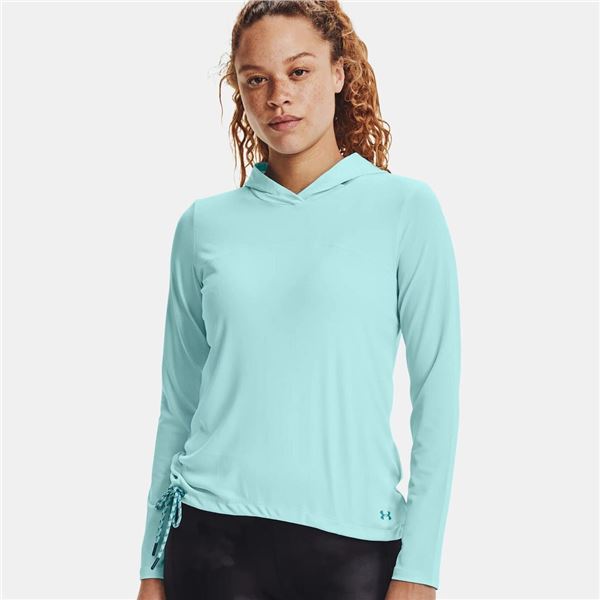 Under Armour Women's Iso-Chill Shorebreak Hoodie Cloudless Sky S Sku 1343683-401