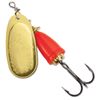 Image 1 : Blue Fox Vibrax Mid-Depth Spinner Gold Fluorescent Red 1/4oz Sku 60-30-213IC