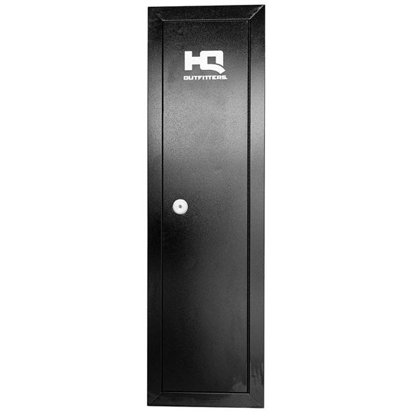 HQ Outfitters 14-Gun Steel Cabinet 53" x 17" x 13.5" Keyed Lock Sku HQ-GC14