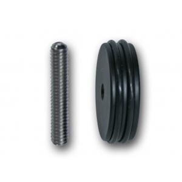 Dead Center Inline Weight Stainless 3 oz 1/4 x 20 Matte Black Sku 3OZ-BLK