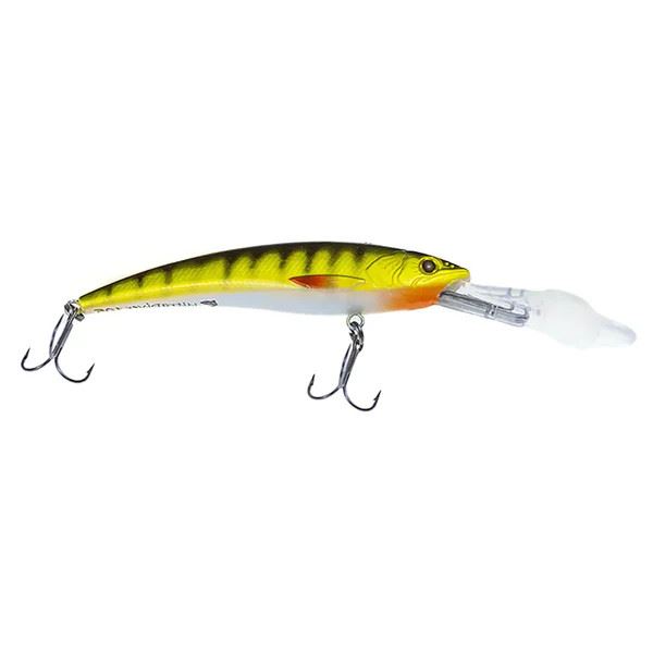 Freedom Tackle Corp Ultra Diver Minnow 105 Yellow Perch 5/8 oz Sku 42203