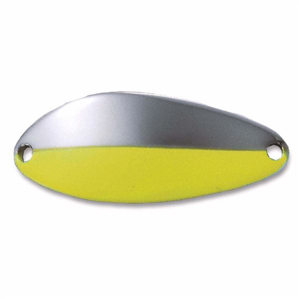Acme Little Cleo Spoon Nickel/Chartreuse Stripe 2.25" 2/5oz Sku C200/NCS