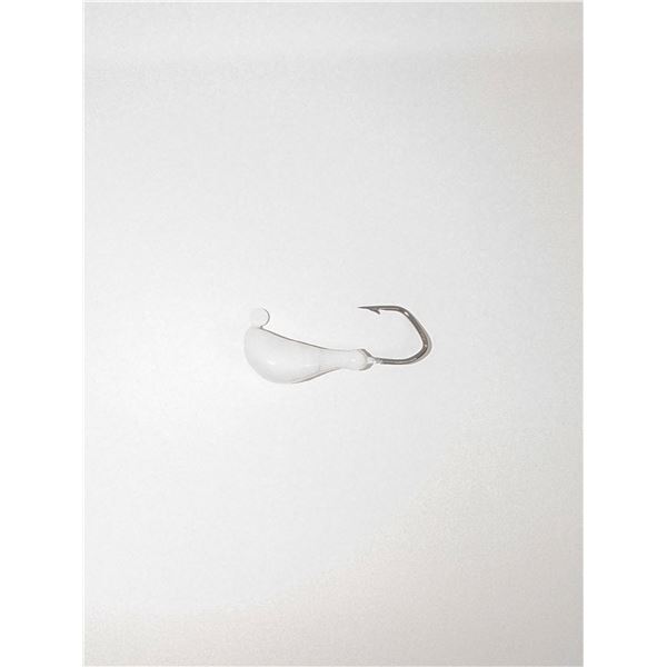 POW Casting Banana Jig Heads (6-Pack) Glow White 3/8oz Sku BJH3/8GW-CP6