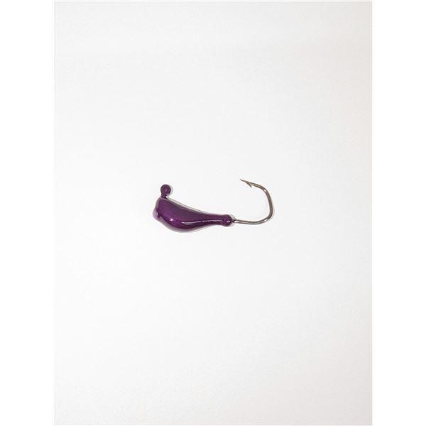 POW Casting Banana Jig Heads (6-Pack) UV Purple 1/2oz Sku BJH1/2UVP-CP6