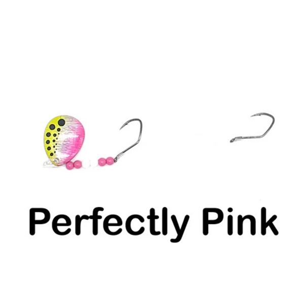 Walleye Nation Creations Crawler Worm Harness Perfectly Pink Sku WH-PP