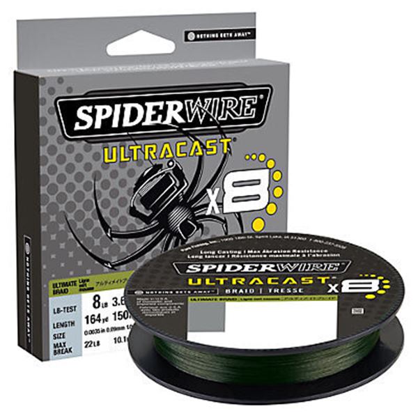 Spiderwire Ultracast x8 Ultimate Braid Moss Green 50lbs Sku SUCVP50-UB