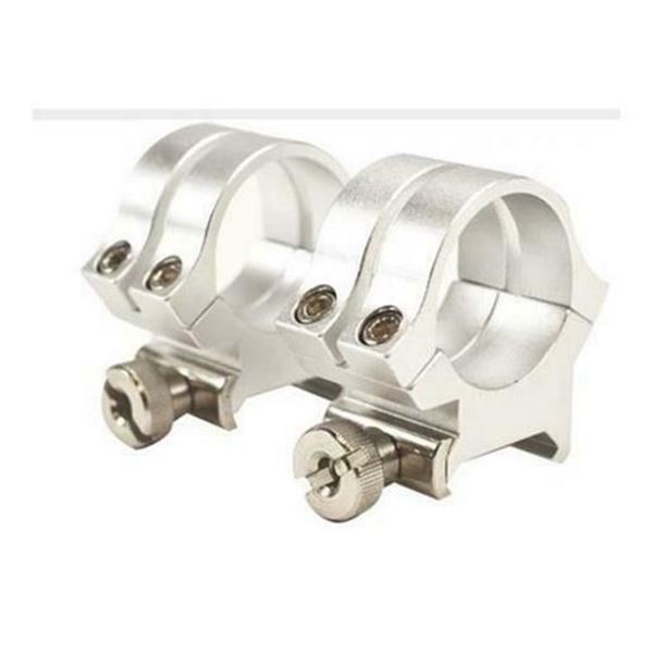 Weaver Quad Lock Aircraft Aluminum Scope Rings Silver 49056 Sku 49056