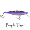 Image 1 : Walleye Nation Creations Lil SB Reaper Purple Tiger 3 1/2" Sku LSB-PT