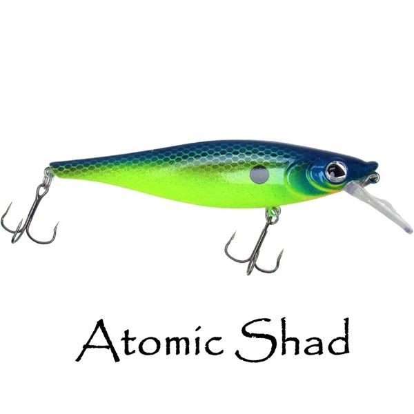 Walleye Nation Creations Lil SB Reaper Atomic Shad 3 1/2" Sku LSB-AS