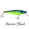 Image 1 : Walleye Nation Creations Lil SB Reaper Atomic Shad 3 1/2" Sku LSB-AS