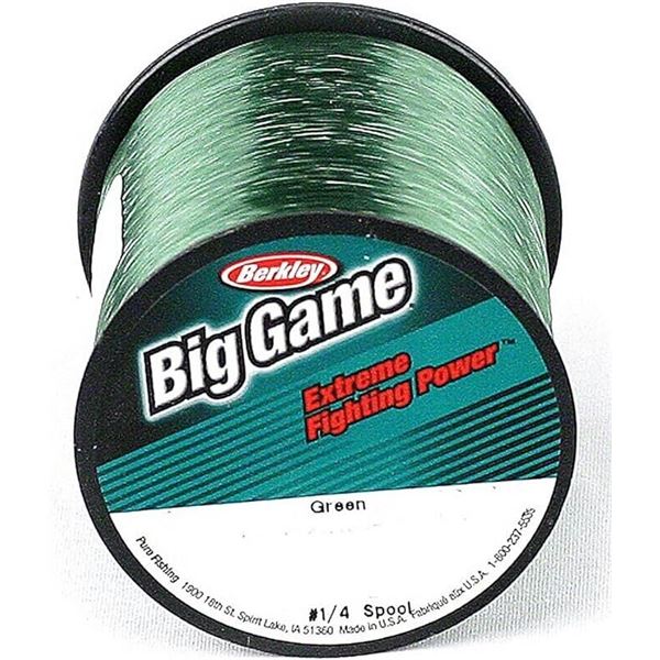 Berkley BigGAme Trilene Cost per 100 Yards Green 15 lb Sku BG115-22