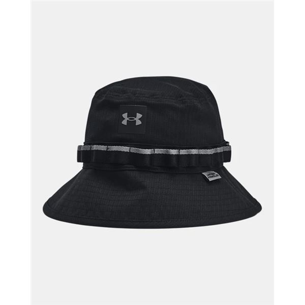 Men's UA ArmourVent Bucket Hat Black/Castlerock L/XL Sku 1383434-001