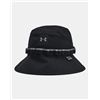 Image 1 : Men's UA ArmourVent Bucket Hat Black/Castlerock L/XL Sku 1383434-001