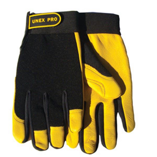 Unex Pro General Purpose Gloves Natural Deer Skin Palm L Sku M133-L