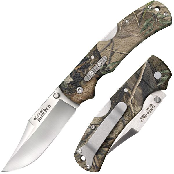Cold Steel Double Safe Hunter Camo Stainless Steel Clip Sku CS-23JE