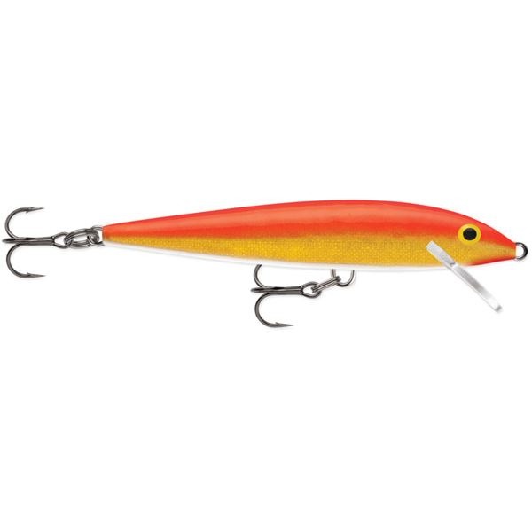 Rapala Original Floating Lure 3.5" Gold Fluorescent Red Sku F09GFR