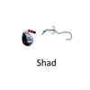 Image 1 : Walleye Nation Creations Double Trouble Harness Shad Sku DTH4-SH