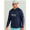 Image 1 : Huk Vented Pursuit Hoodie Navel Academy 2XL Sku H1200525-413-XXL