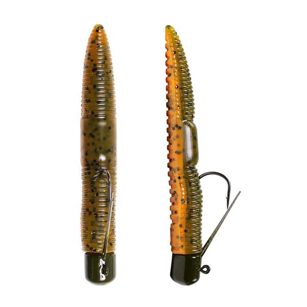 Lunkerhunt Pre-Rigged Finesse Worm 1/4 oz Bama Craw 3" Sku FW06
