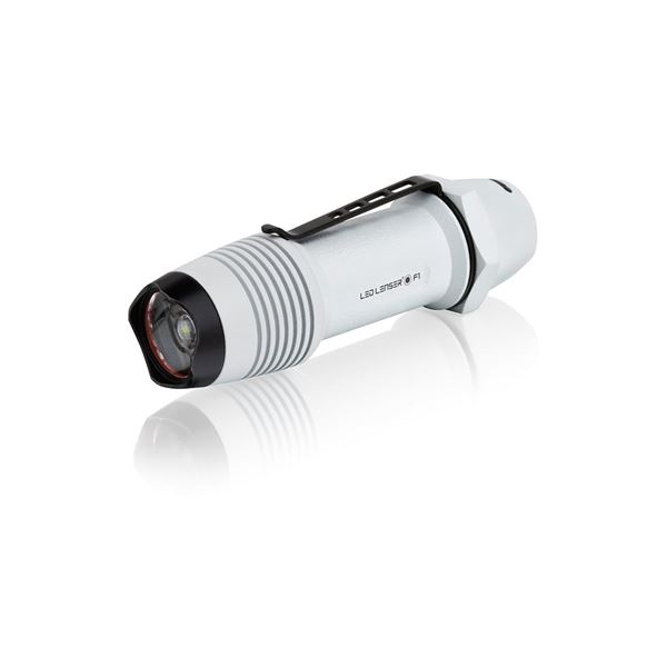 LED Lenser F1W 500 Lumen Waterproof Flashlight White Sku 880223