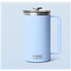 Image 1 : YETI Rambler French Press  Big Sky Blue 34oz/1L Sku 70000003980
