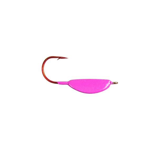Lunkerhunt Lead Teary Jig Fluorescent Pink Glow 1/8oz Sku TJ05