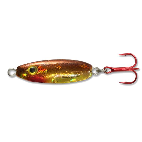Northland Buck Shot Rattle Spoon Gold Shiner 3/8oz Sku BRS5-12