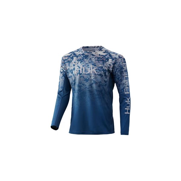 Huk Icon X Tide Change Fade LS Exuma 2XL Sku H1200388-958-XXL