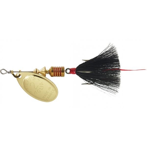 Mepps Aglia Dressed Spinner Gold Size #2 (1/6oz) Sku B2DGOLD