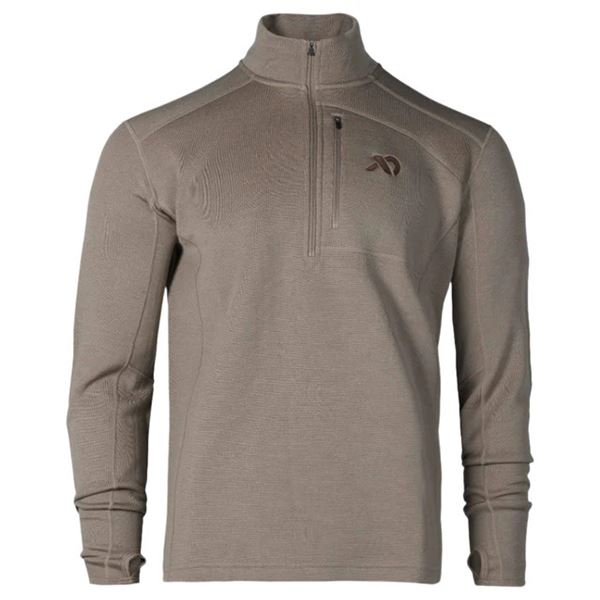 First Lite M's Furnace Quarter Zip  Walnut MD Sku MTKLCDEMD