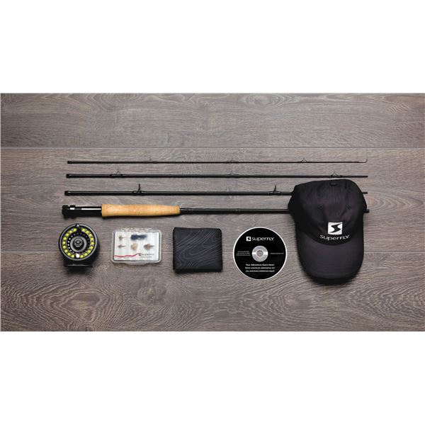 Superfly FCC-8656-4 Complete Fly Fishing Kit Sku FCC-8656-4
