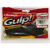 Image 1 : Berkley Gulp 6" Black Nightcrawlers (10 Count) Sku GNC6-BL