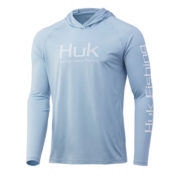 Huk Vented Pursuit Hoodie Coastal Sky L Sku H1200397-427-L