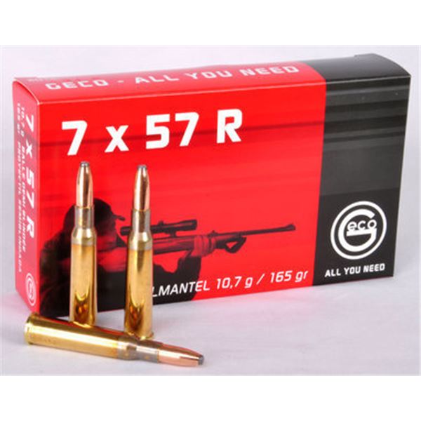 Geco  7x57 165 Grain Soft Point (20 Rounds) Sku 2123355