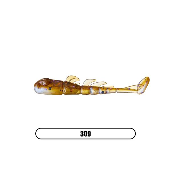 X Zone Lures Stealth Invader (6 Pack) 309 3" Sku 34309