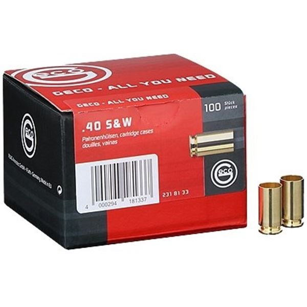 Geco Unprimed Brass (100 Count) .40 S&W Sku 2318133