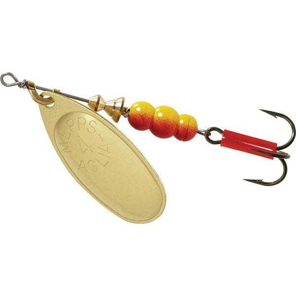 Mepps Aglia Spinner Gold Size 4 (1/3oz) Sku B4GOLD