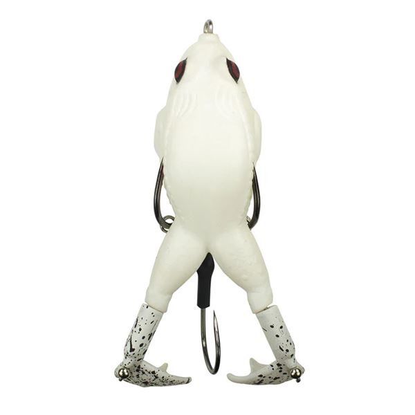Lunkerhunt Prop Frog Pearl 1/2 oz 3.5" Sku PROPF05