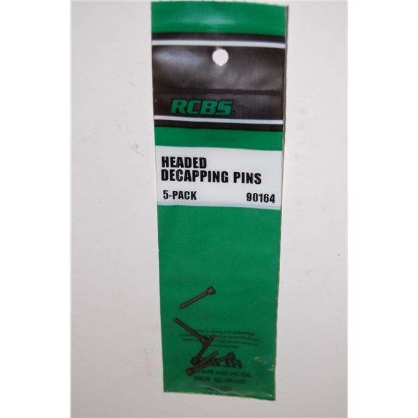 RCBS Headed Decapping Pins (5-Pack) Sku 90164