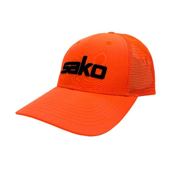 Sako 3D Trucker Hat Orange Sku 0855-021