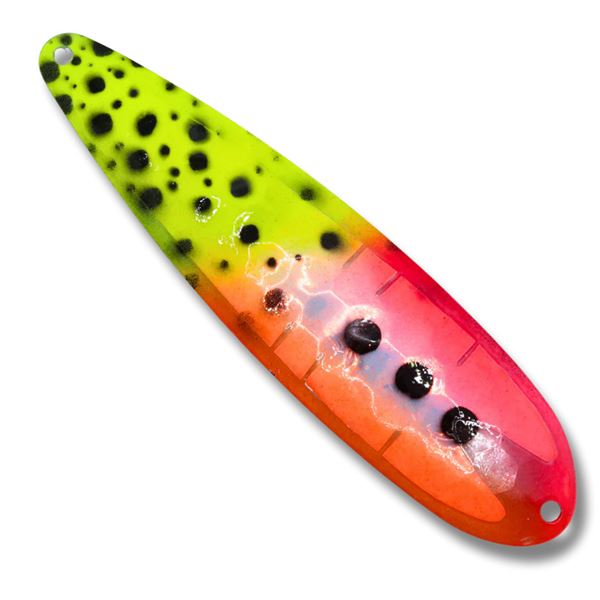 TNT Premium Lures Silver Back Spoons  Ol' Razzle Dazzle 5" Magnum Sku POL50297S