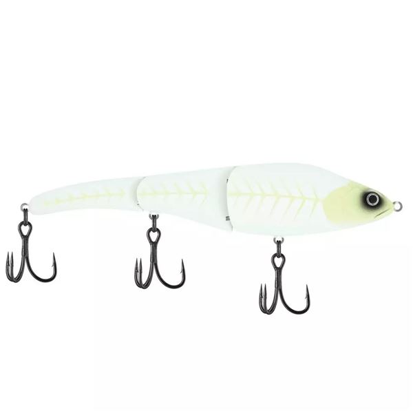 Berkley Magic Swimmer 9" 4 1/2 oz Size 2 Hook Ghostescent Sku BHBMS-228-SSK-GHE