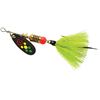 Image 1 : Mepps Black Fury Dressed Spinner Firetiger Dot Size 1 (1/8oz) Sku BF1DFT