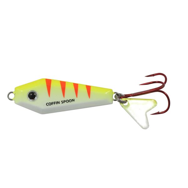 Northland Buck-Shot Coffin Spoon UV Electric Perch 3/16 oz Sku BRCS35-60