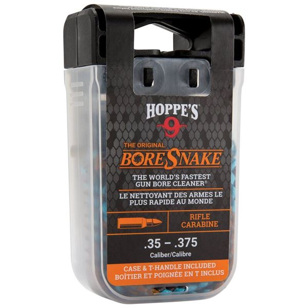 Hoppe's BoreSnake w/ Carry Case & Pull Handle .35-.375 Cal Sku 24018D